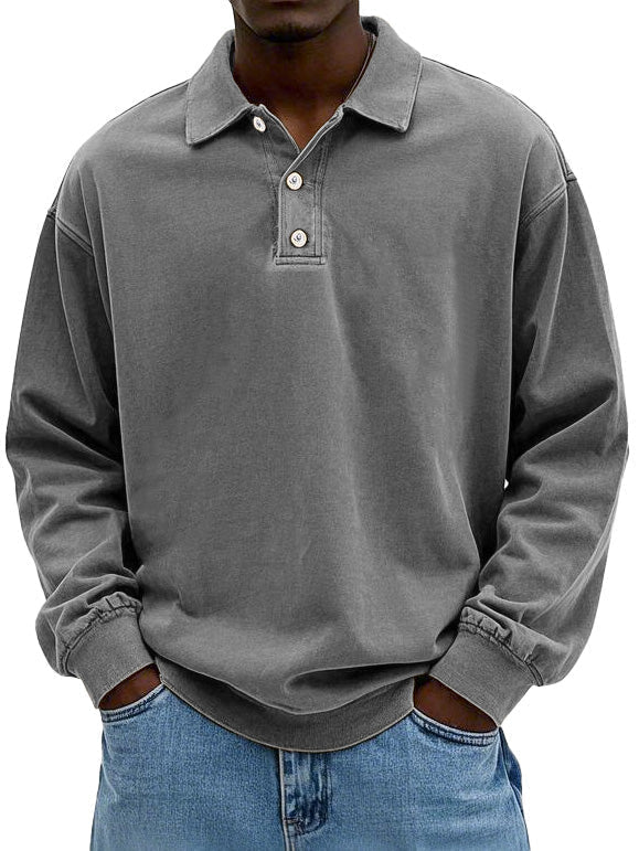 Ivo | Casual Long Sleeve Polo Shirt