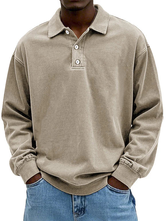 Ivo | Casual Long Sleeve Polo Shirt