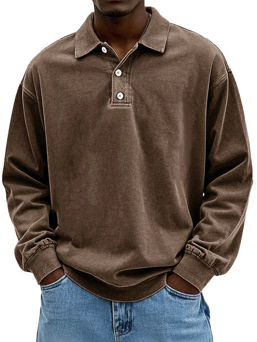 Ivo | Casual Long Sleeve Polo Shirt