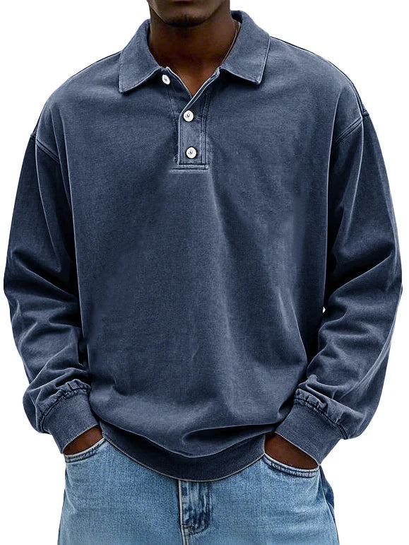 Ivo | Casual Long Sleeve Polo Shirt