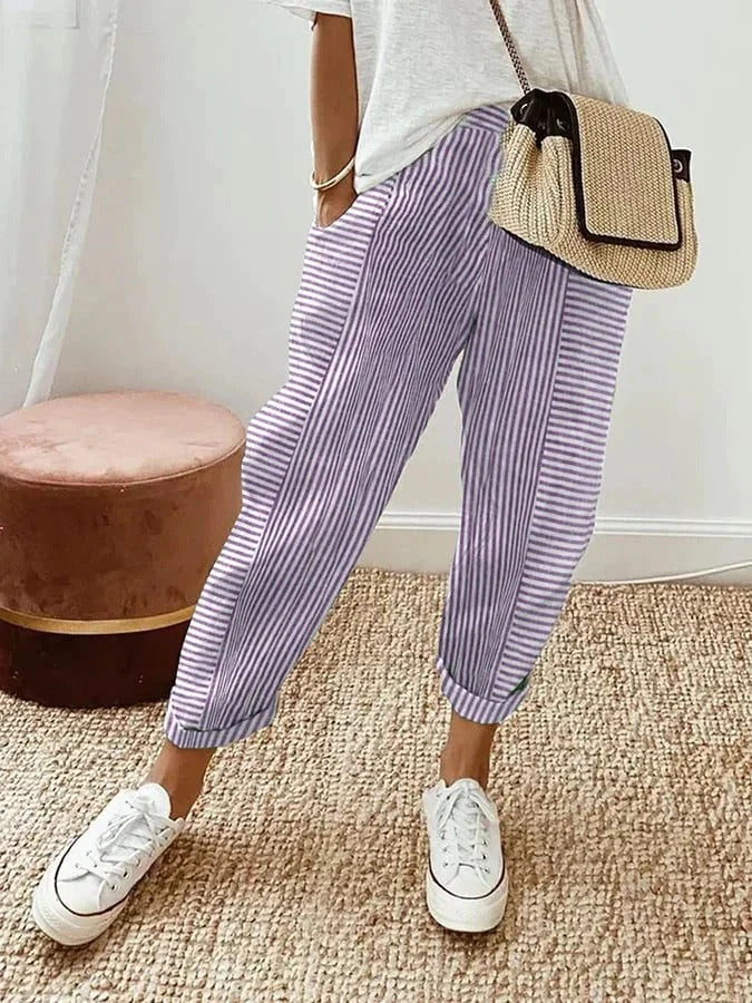 Betsy | Casual striped trousers