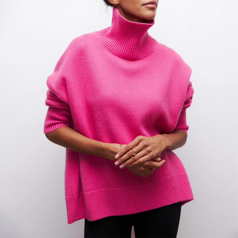 Amelia | Elegant Knitted Turtleneck Jumper