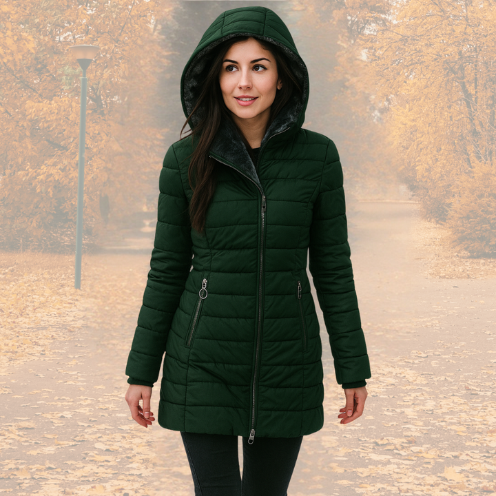 Senna | Elegant Plush Coat for Women